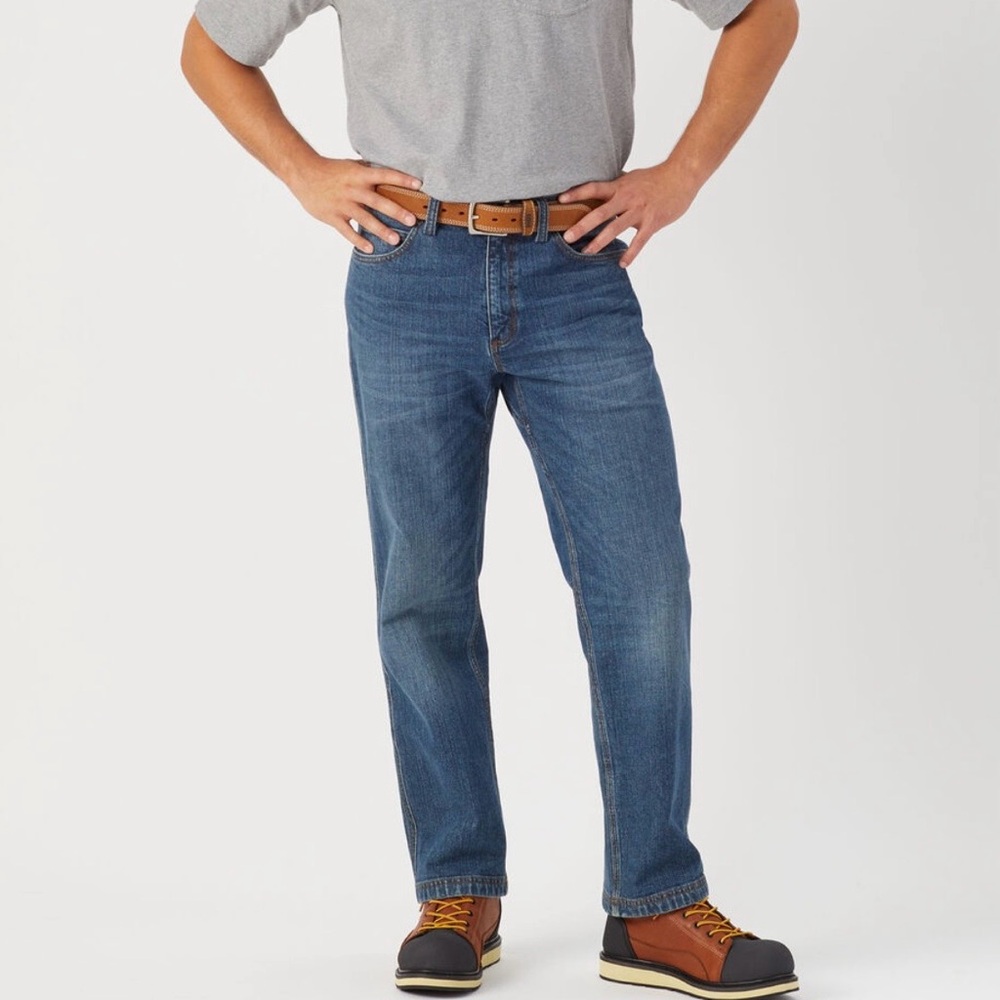 Duluth trading men’s 46/34 flex‎ ballroom five pocket straight leg work jeans